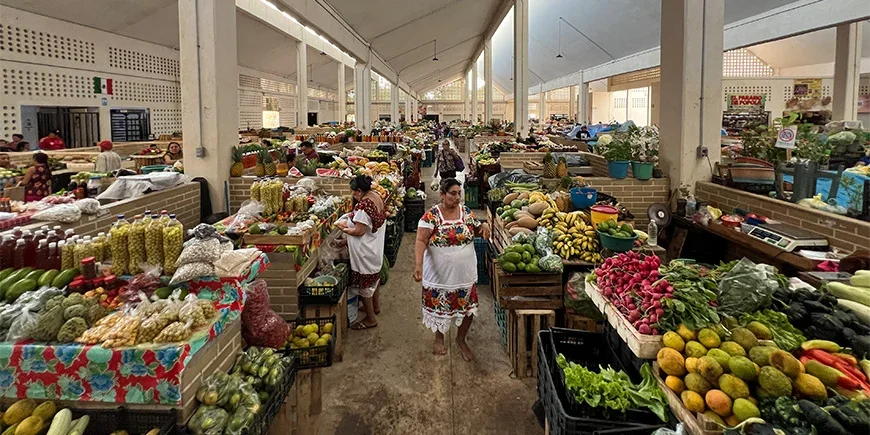 Mercado Municipal i Valladolid i Mexiko