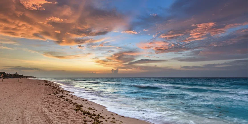 Soluppgång i Playa del Carmen