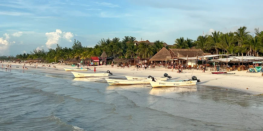 Isla Holboxs vackra strand