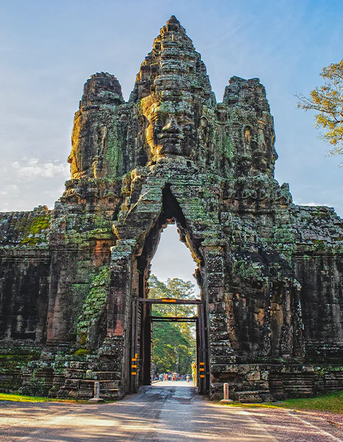 Ingången till Angkor Thom, Kambodja