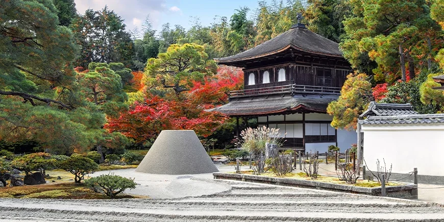 Silverpaviljongen, Ginkaku-ji, i Kyoto