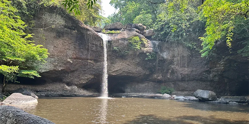 Vattenfall i Khao Yai nationalpark