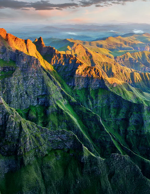 Drakensbergen i Sydafrika.