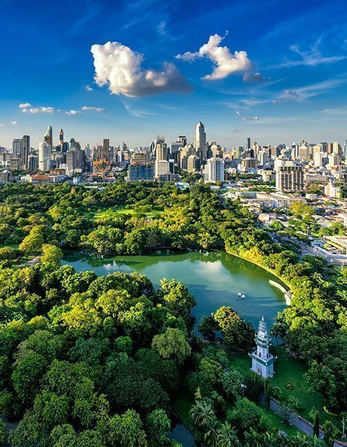 Grön oas mitt i Bangkok