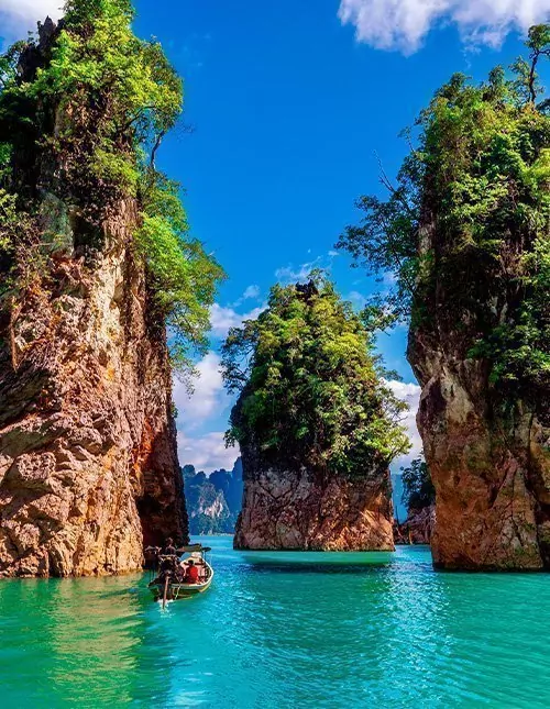 Södra Thailands stränder och djungeläventyr i Khao Sok