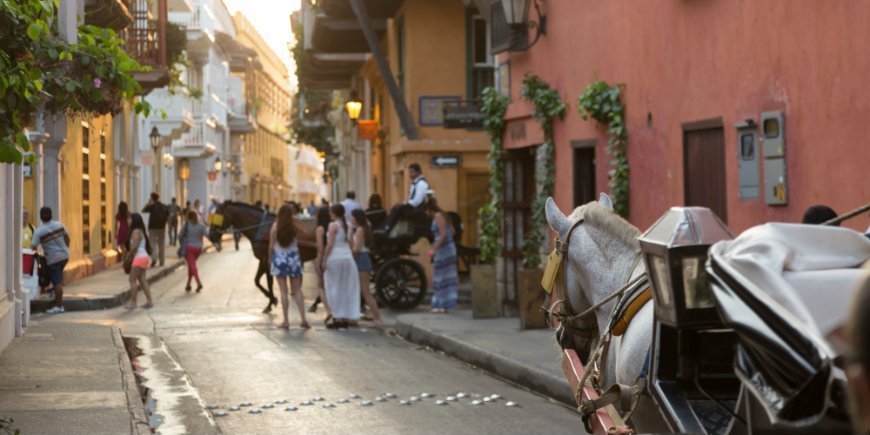 gamla staden i Cartagena