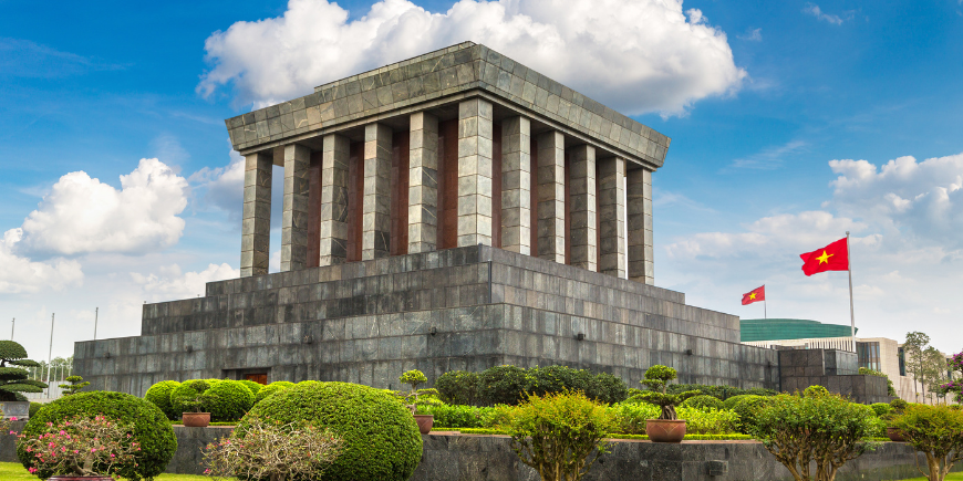 Ho Chi Minh-mausoleet i Hanoi 