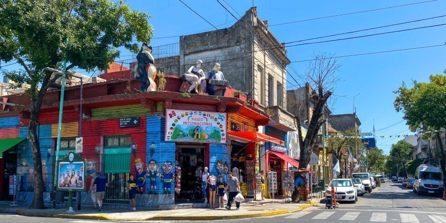 En butik i La Boca i Buenos Aires 