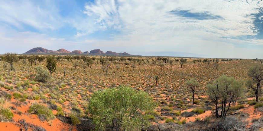 Omgivningarna runt Uluru och Kata Tjuta