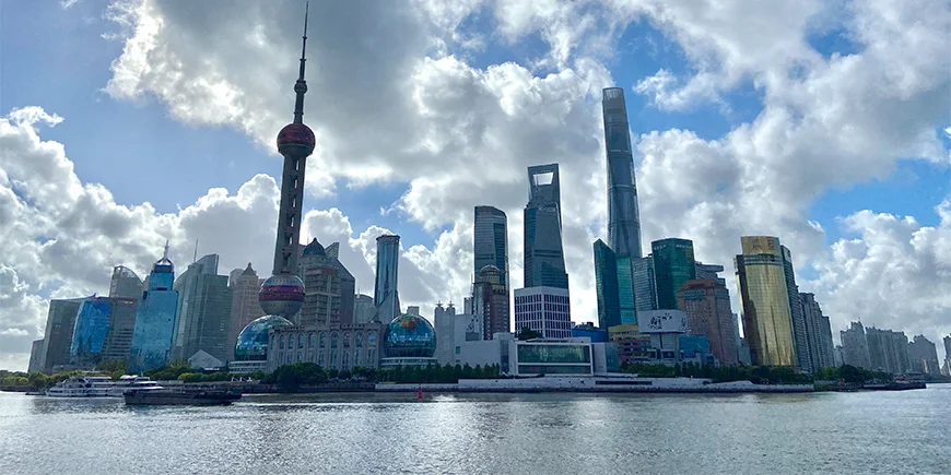 Shanghais silhuett