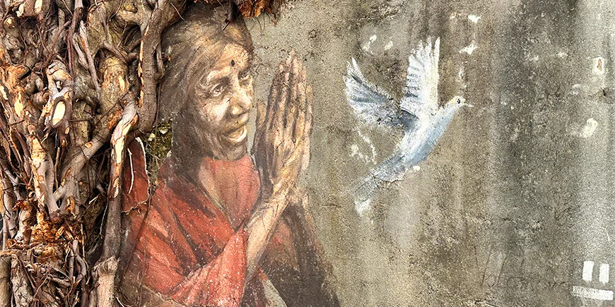 Gatukonst i Georgetown, Malaysia.