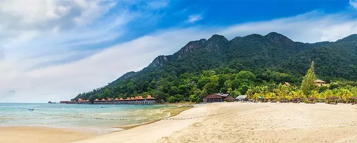 Pantai Kok Beach på ön Langkawi i Malaysia