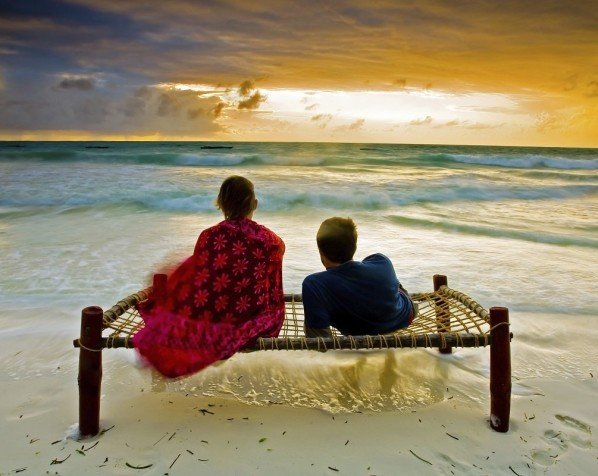 Solnedgång på Zanzibar
