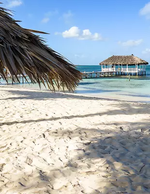 Paradisstrand i Cayo Santa Maria i Kuba