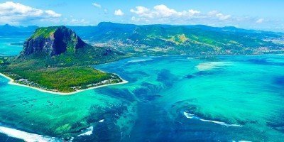 Mauritius från ovan